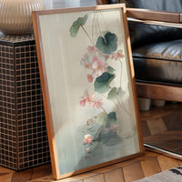 Lotus Petals Dance Above Water