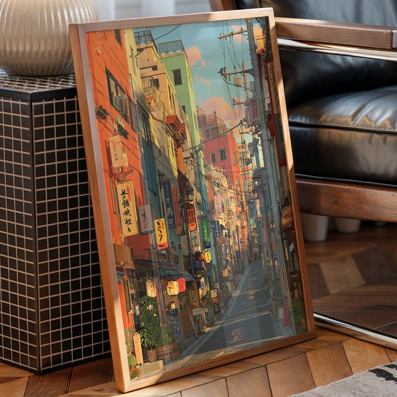 Tokyo Streets Glow At Dusk