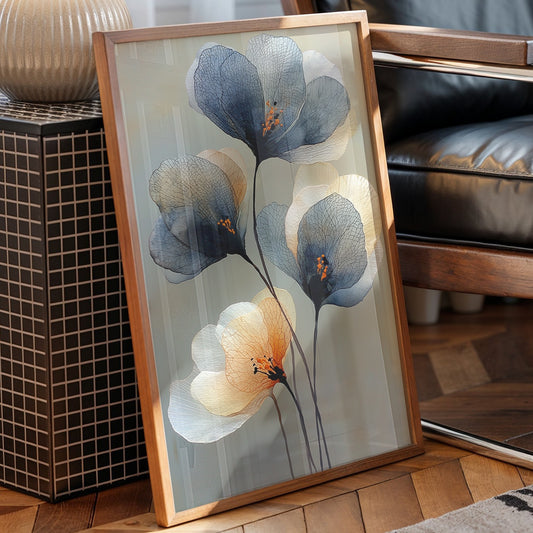 Indigo Petals Dance At Dawn