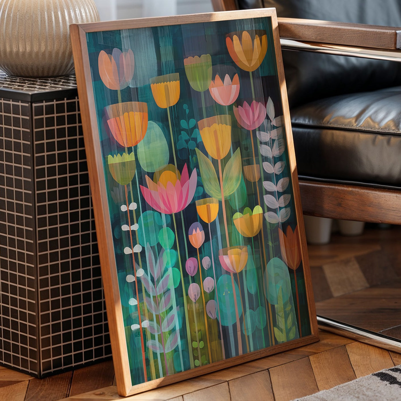 Tulips Toast The Evening Light