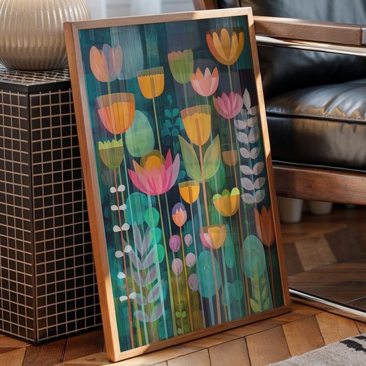 Tulips Toast The Evening Light