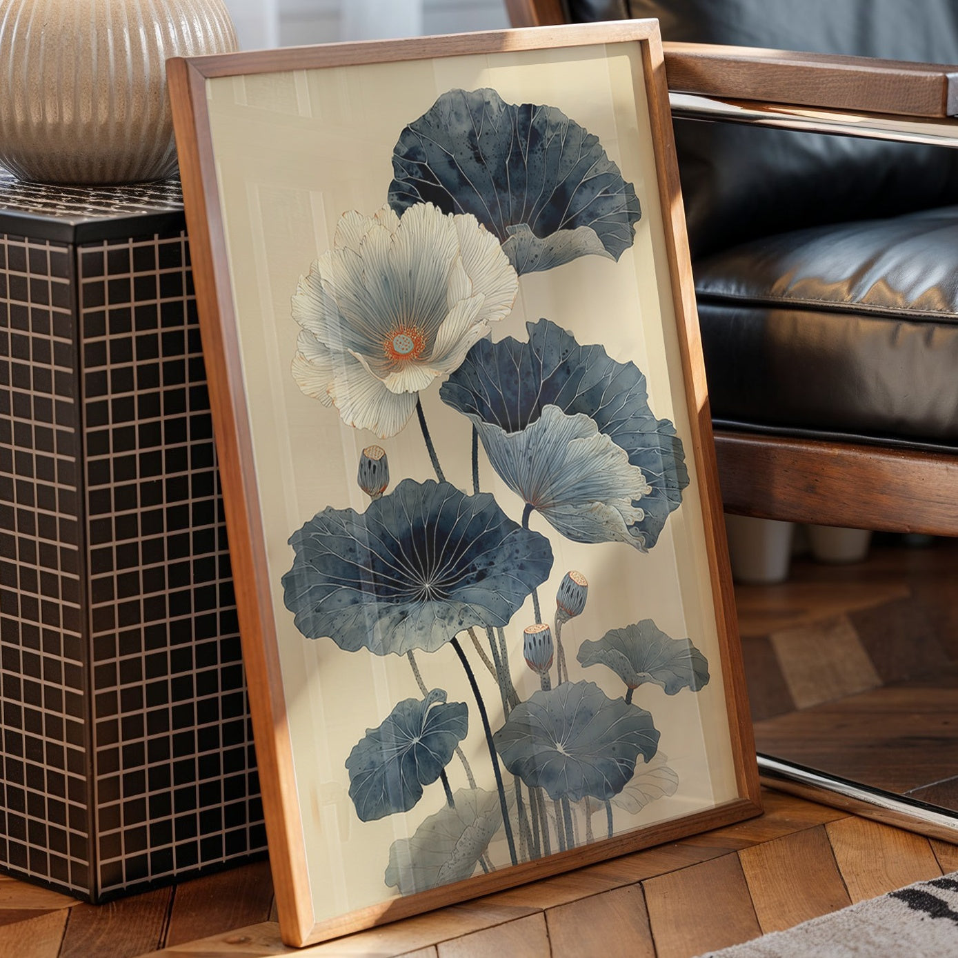 Lotus Blooms Above Evening Spirits