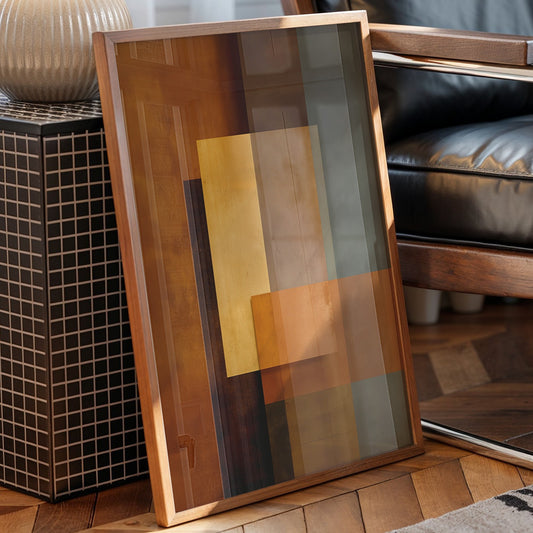 Autumn Light Through City Windows