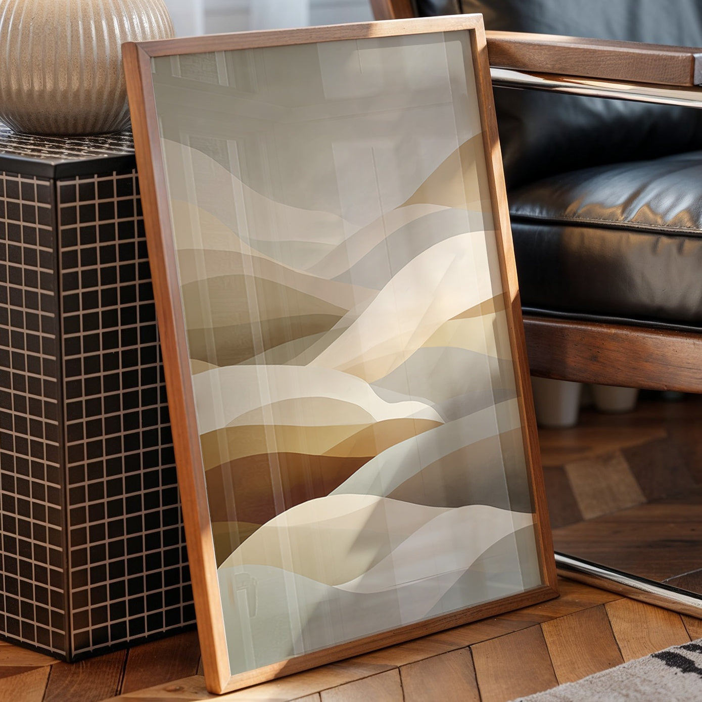 Desert Dunes Dance In Morning Light