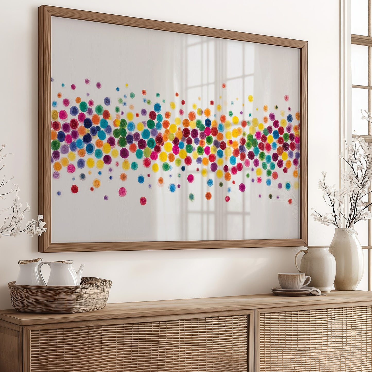 Confetti Dances In Morning Light