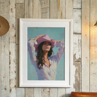 Lavender Brim Under Turquoise Skies