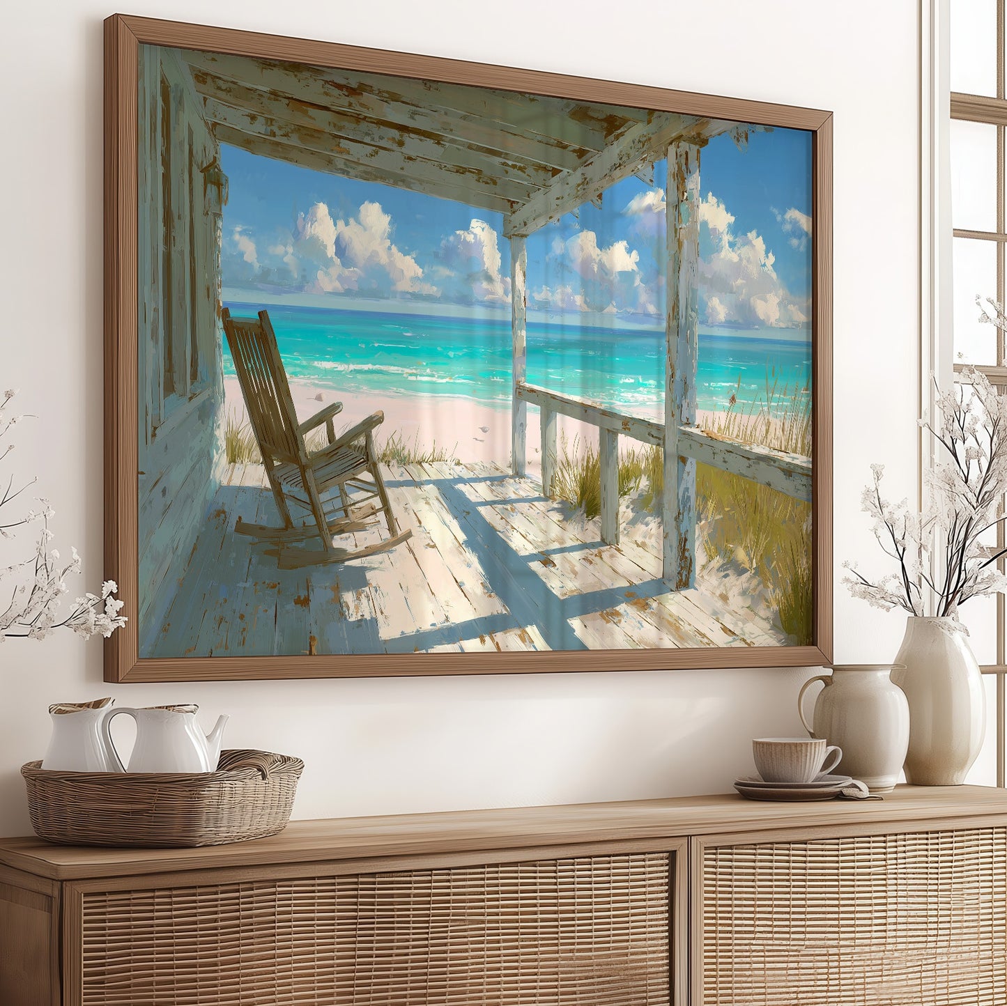Seaside Porch Beckons Turquoise Waters