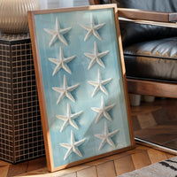 Sea Stars Float On Aqua Tide