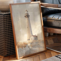 Coastal Beacon Awaits Evening Tide