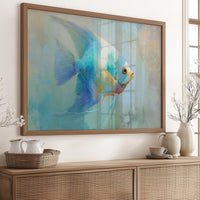 Azure Dancer In Tranquil Waters