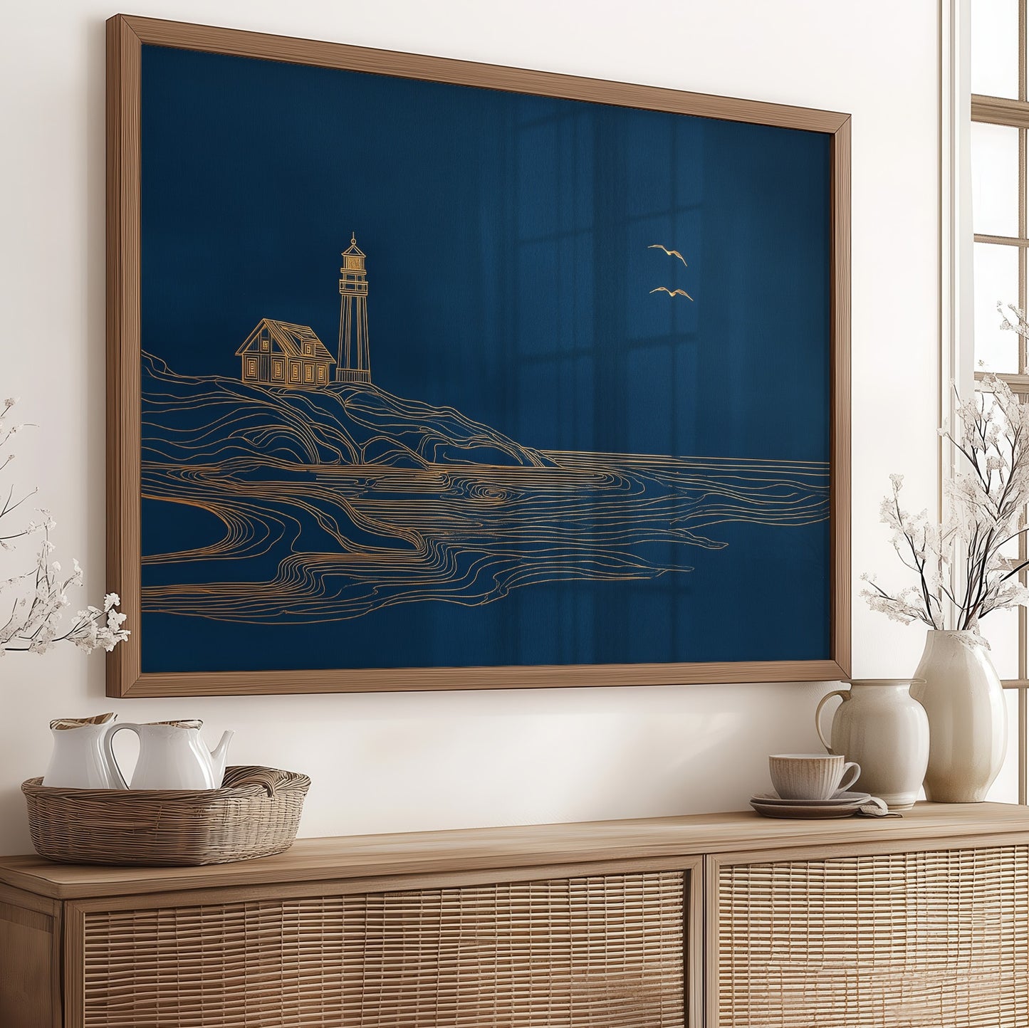 Coastal Beacon Awaits The Dawn