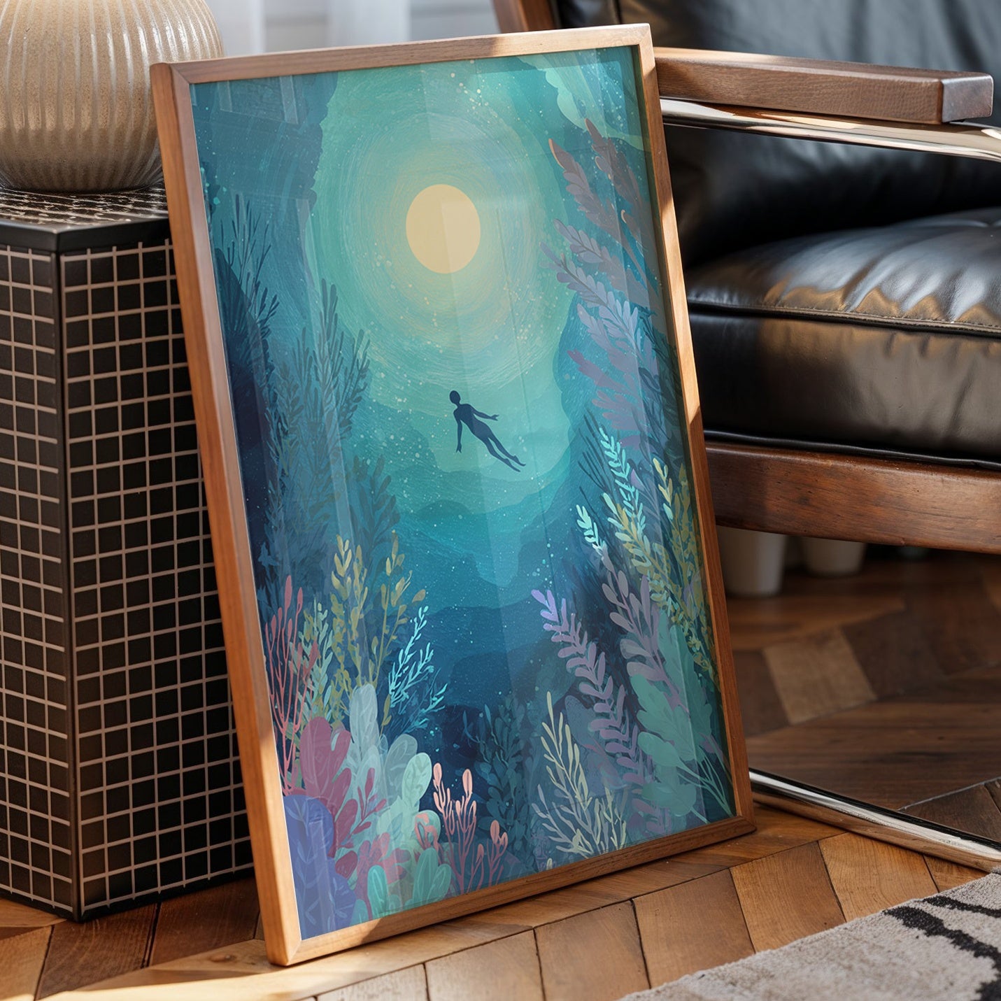 Moonlit Depths Beckon Silently