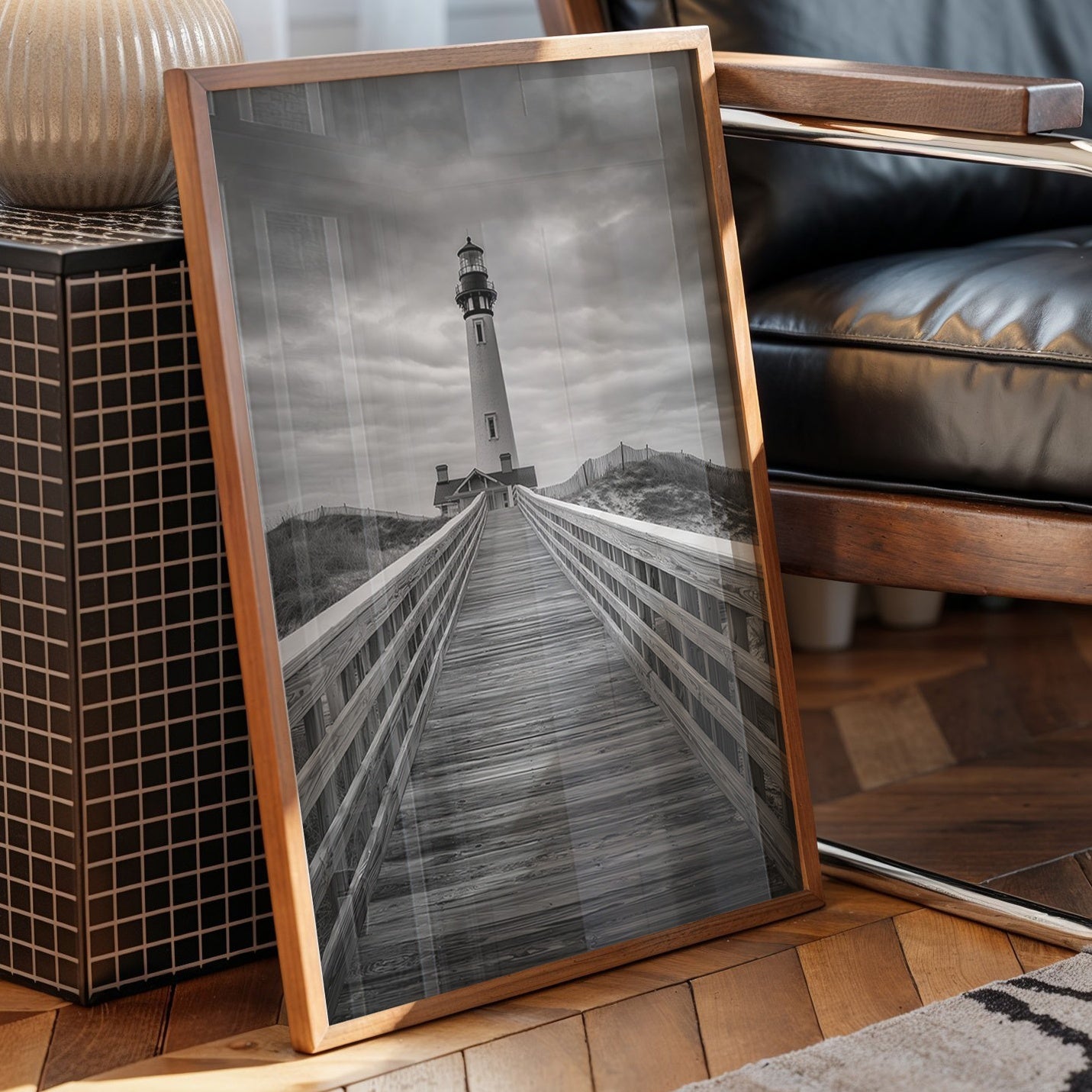 Boardwalk Journey To Coastal Tower