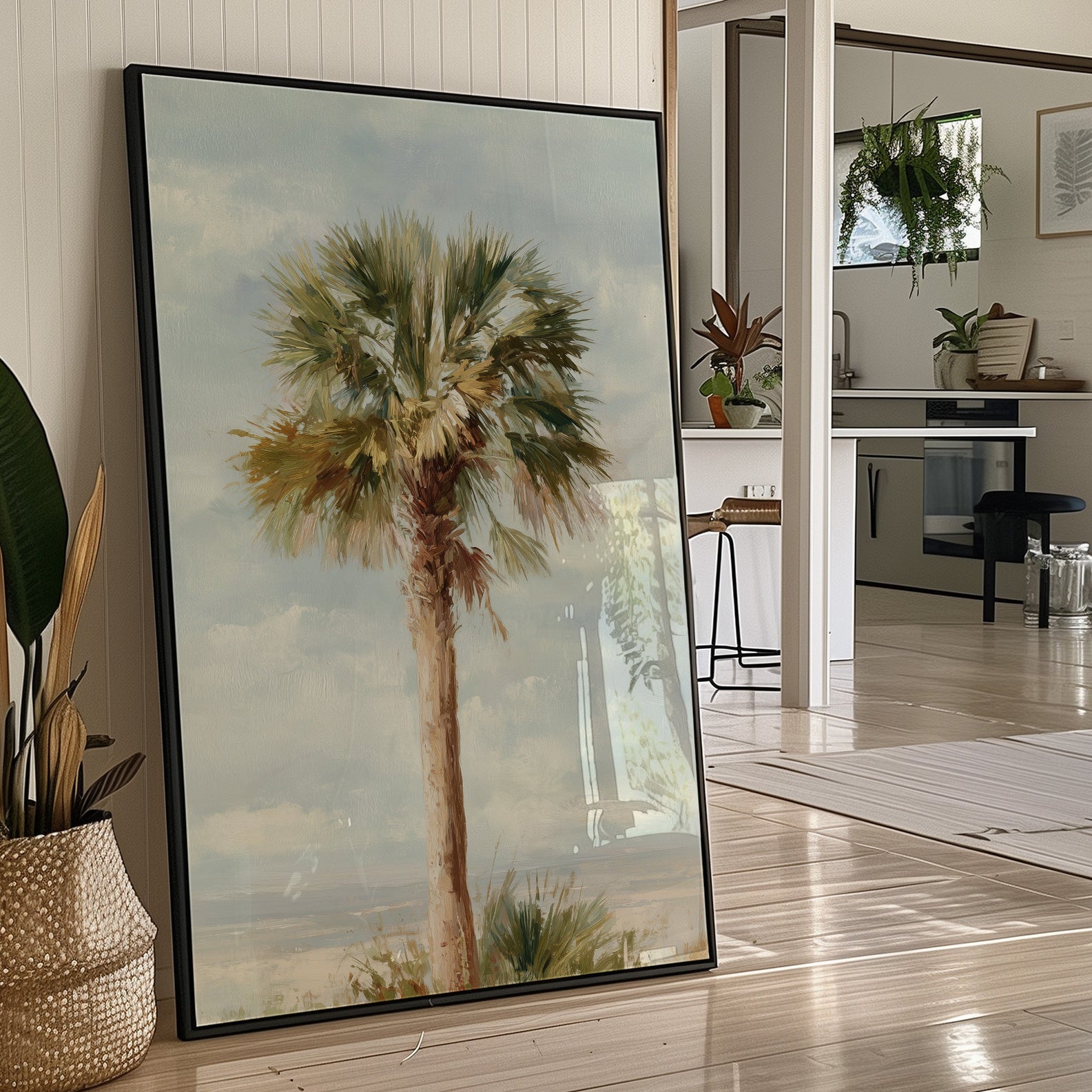 Solitary Palm Whispers Coastal Secrets