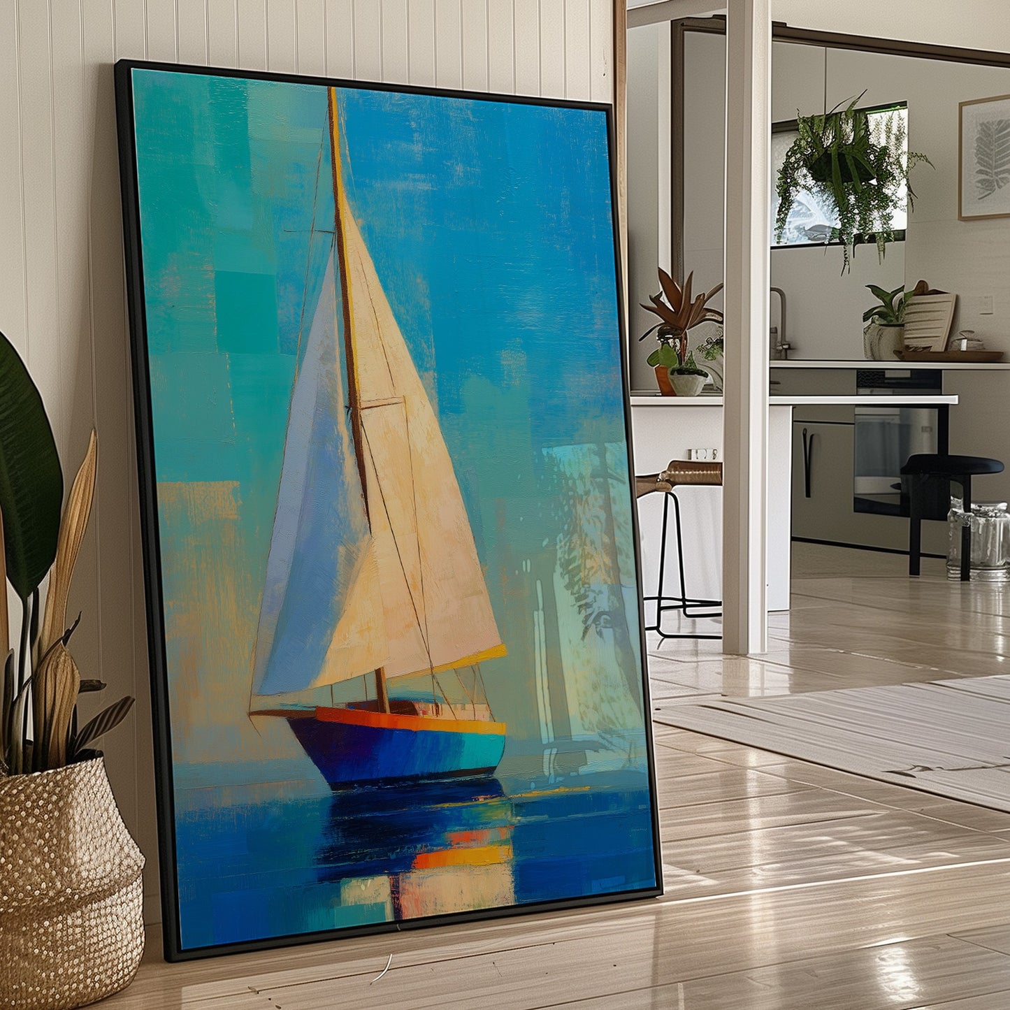 Golden Sails Chase Azure Horizons