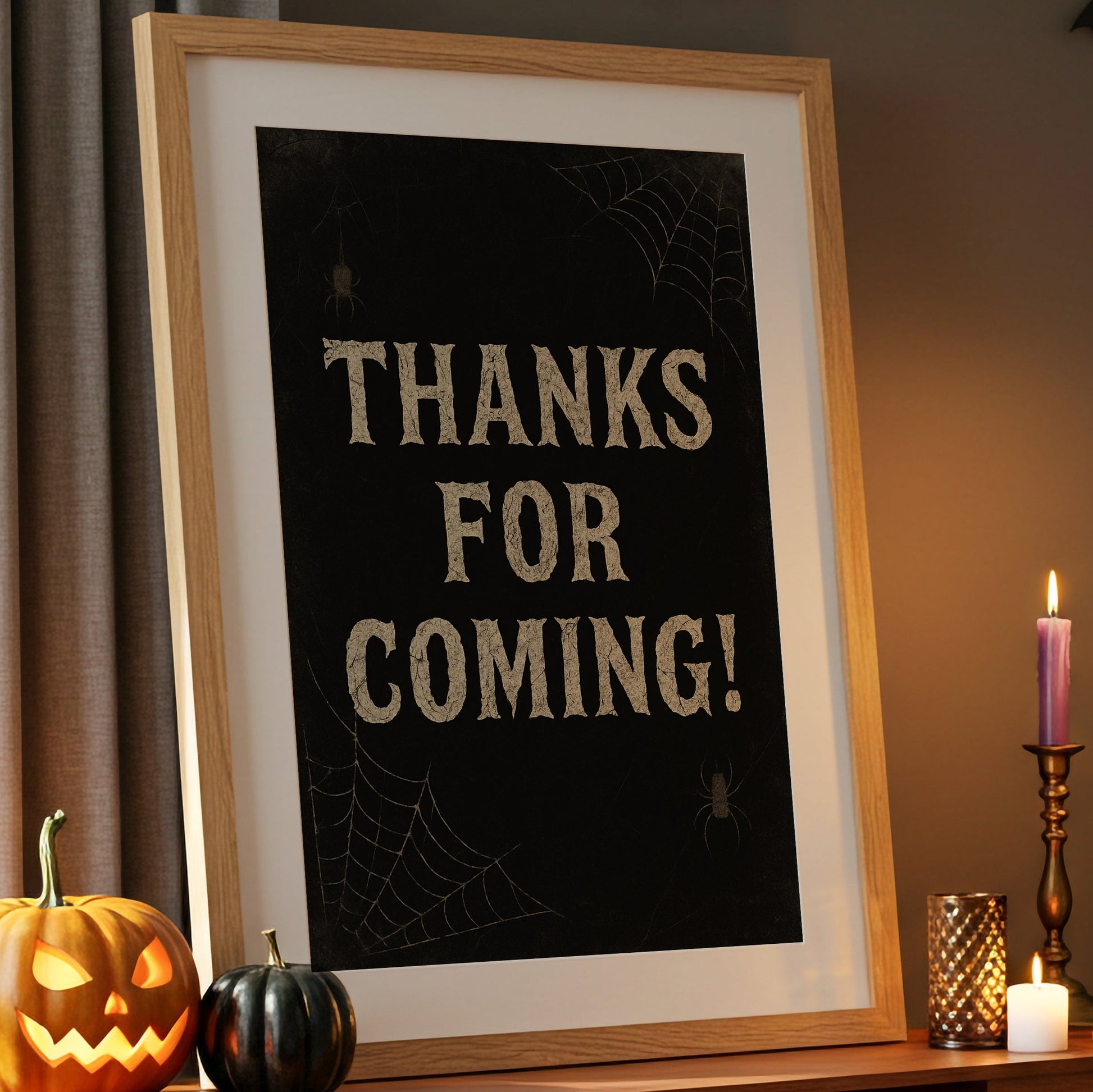 Spiders Weave Gratitude's Message