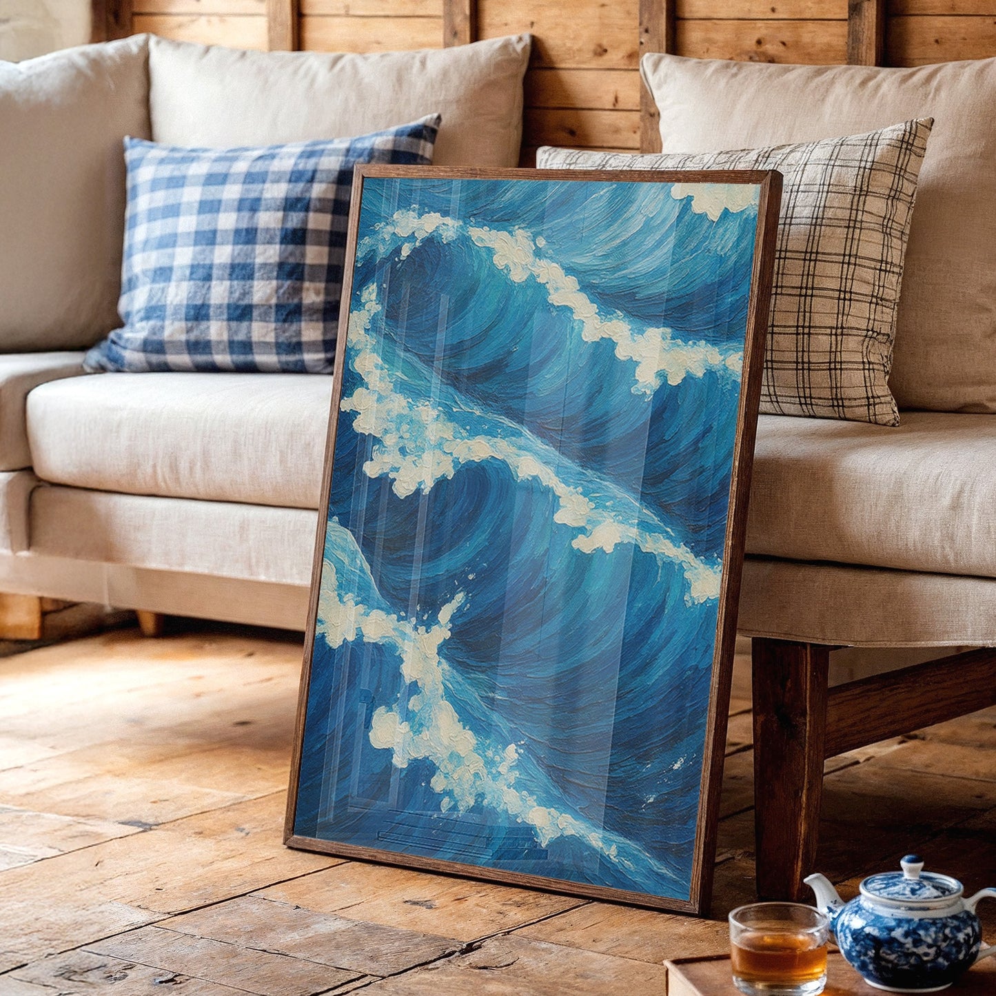 Tides Dance In Cerulean Motion