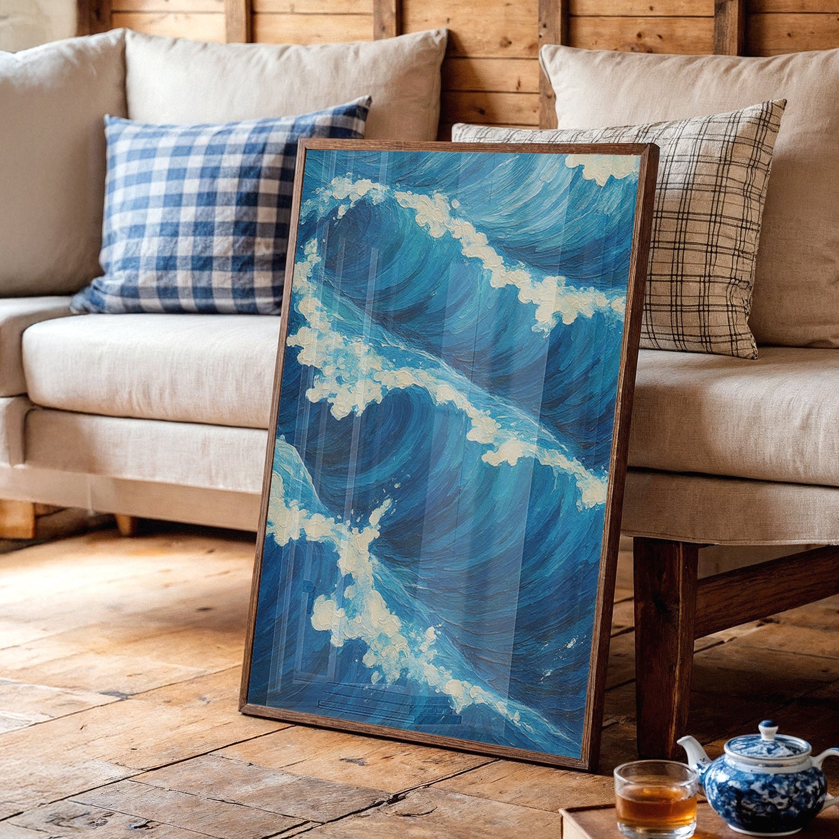 Tides Dance In Cerulean Motion