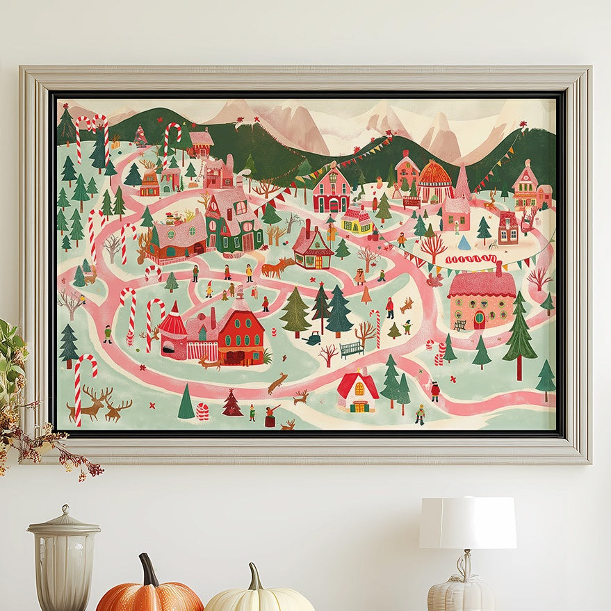 Festive Village Trails Wind Home