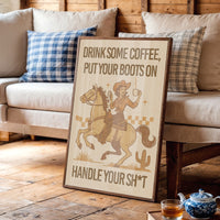 Morning Ride With Caffeine Courage