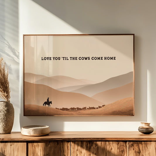 Sunset Promises On Ranch Land
