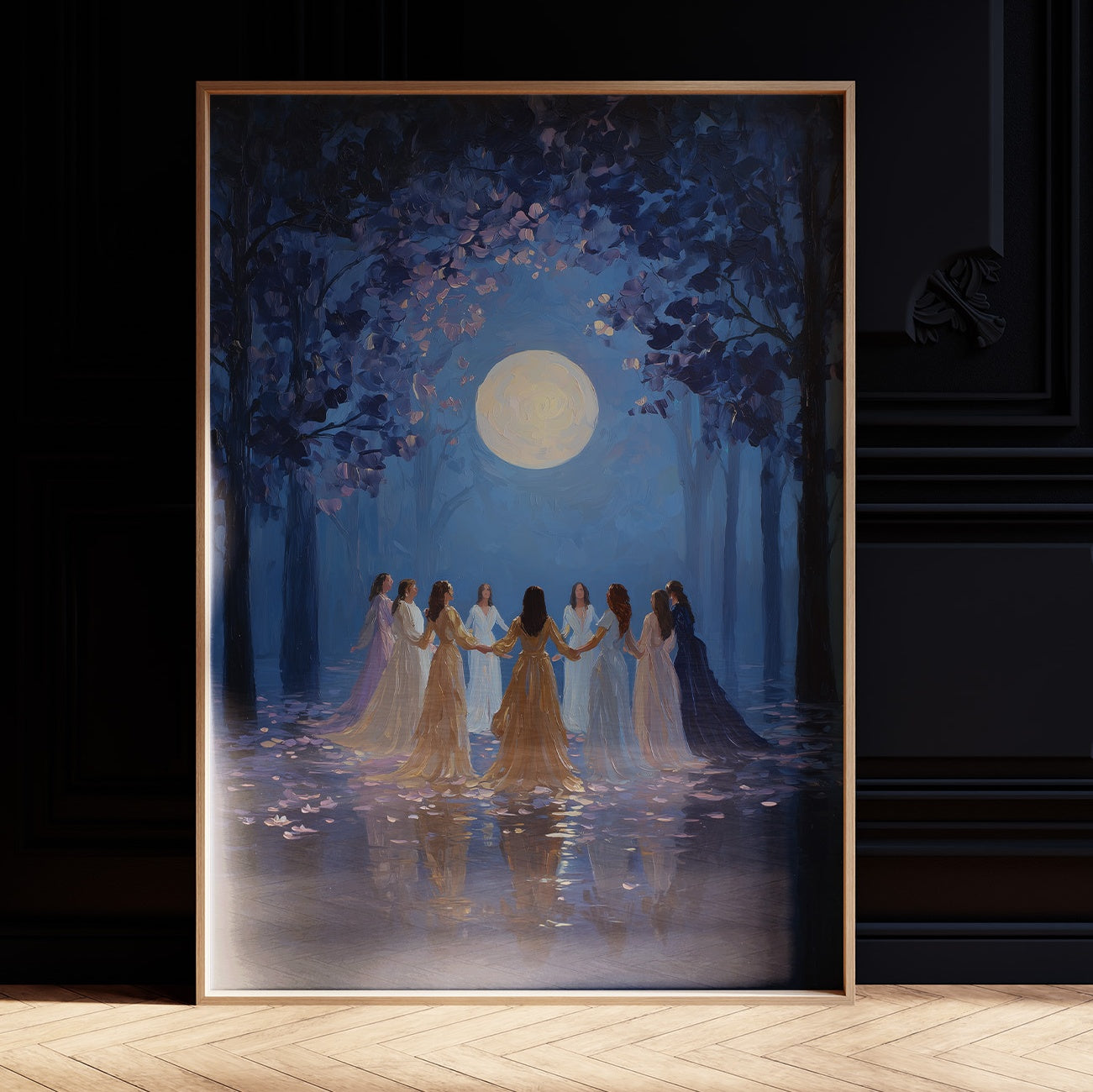 Moonlit Circle Of Ancient Ritual