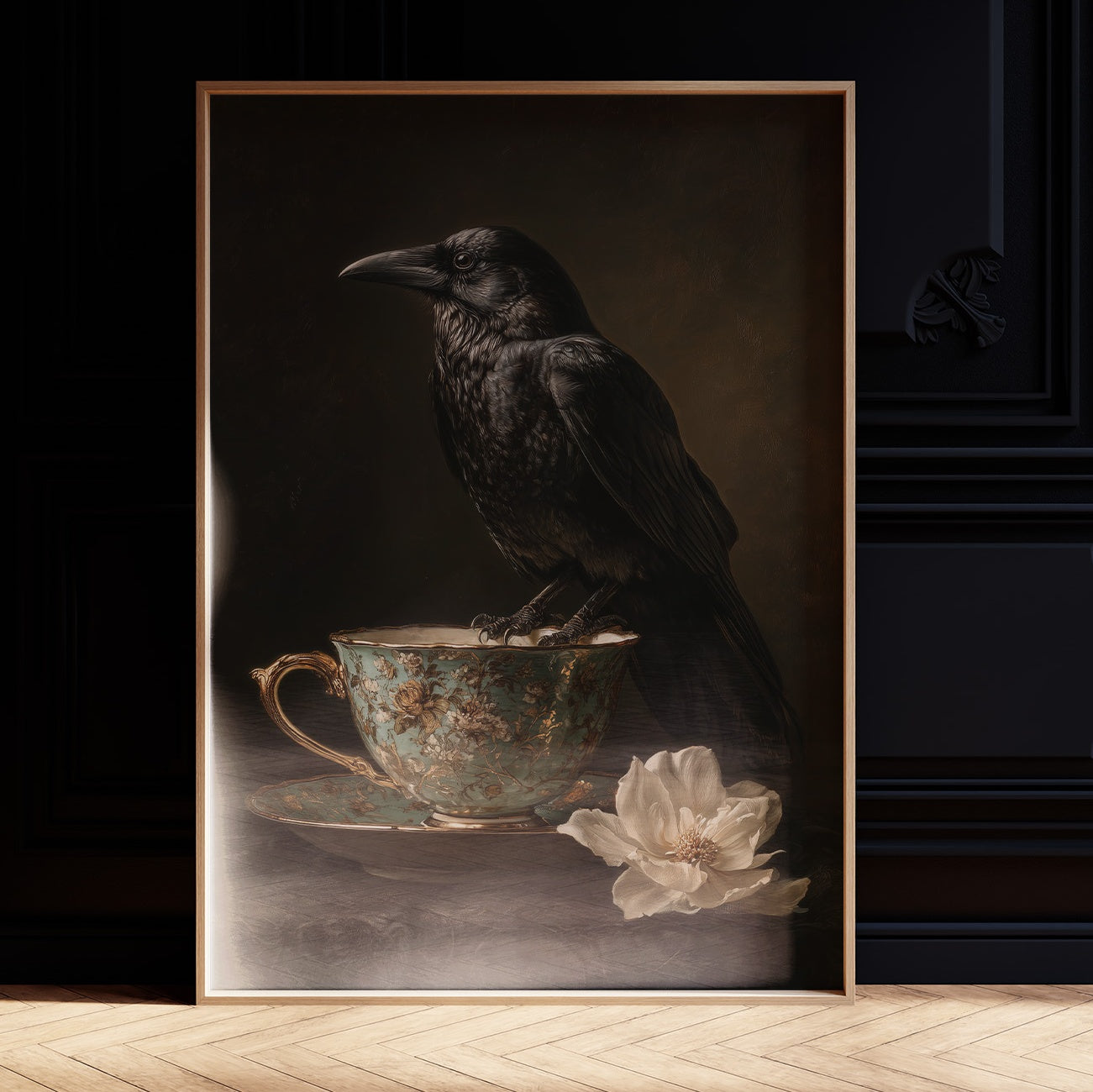 Raven's Teacup In Fading Light
