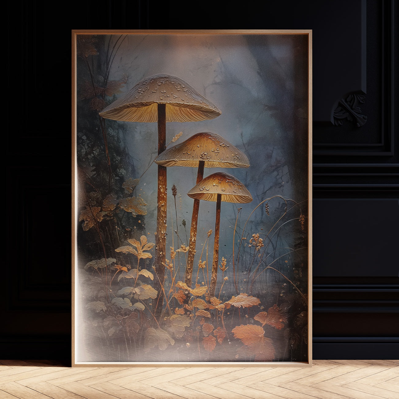 Golden Sentinels Of Misty Woods