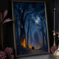 Lanterns Guide Midnight Wanderers Home