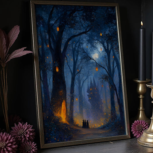 Lanterns Guide Midnight Wanderers Home