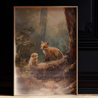 Forest Friends Find Fallen Pine