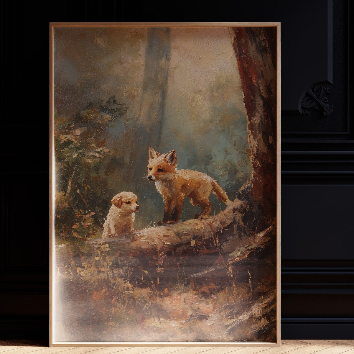 Forest Friends Find Fallen Pine