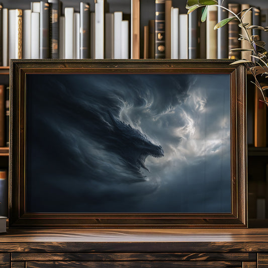 Storm Dragon Rises From Clouds