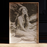 Vintage Waves Against Rocky Shore