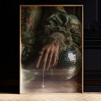 Pearls Dance Under Vintage Light