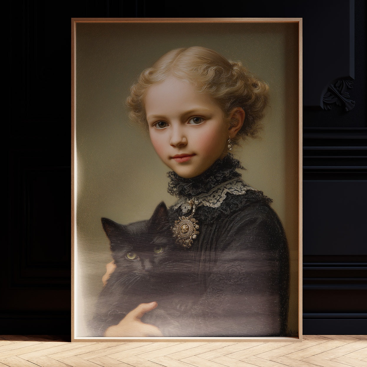 Midnight Companion In Golden Light