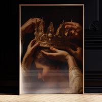 Hands Bestow Ancient Golden Glory