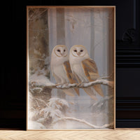 Sentinels Of Winter's Quiet Forest