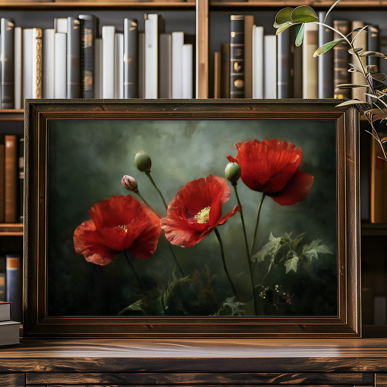 Scarlet Blooms Among Literary Worlds