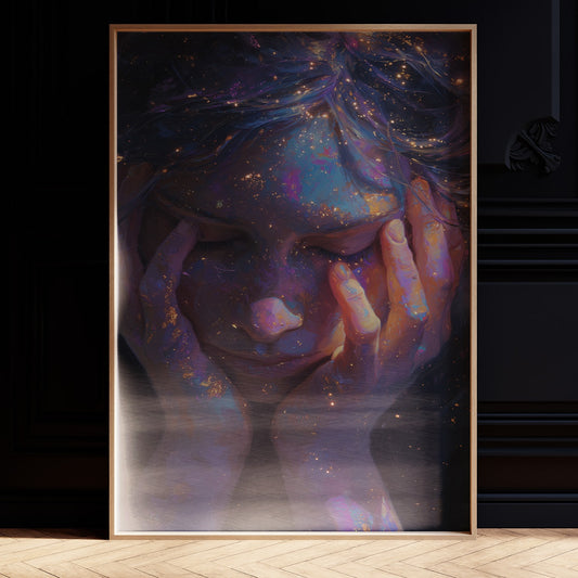 Cosmos Held Between Fingers