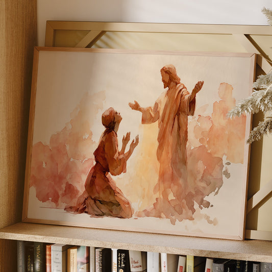 Faith Blooms In Amber Light