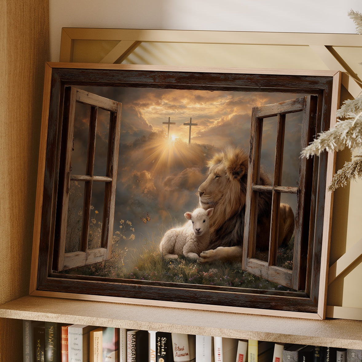 Lion And Lamb Under Heaven's Light