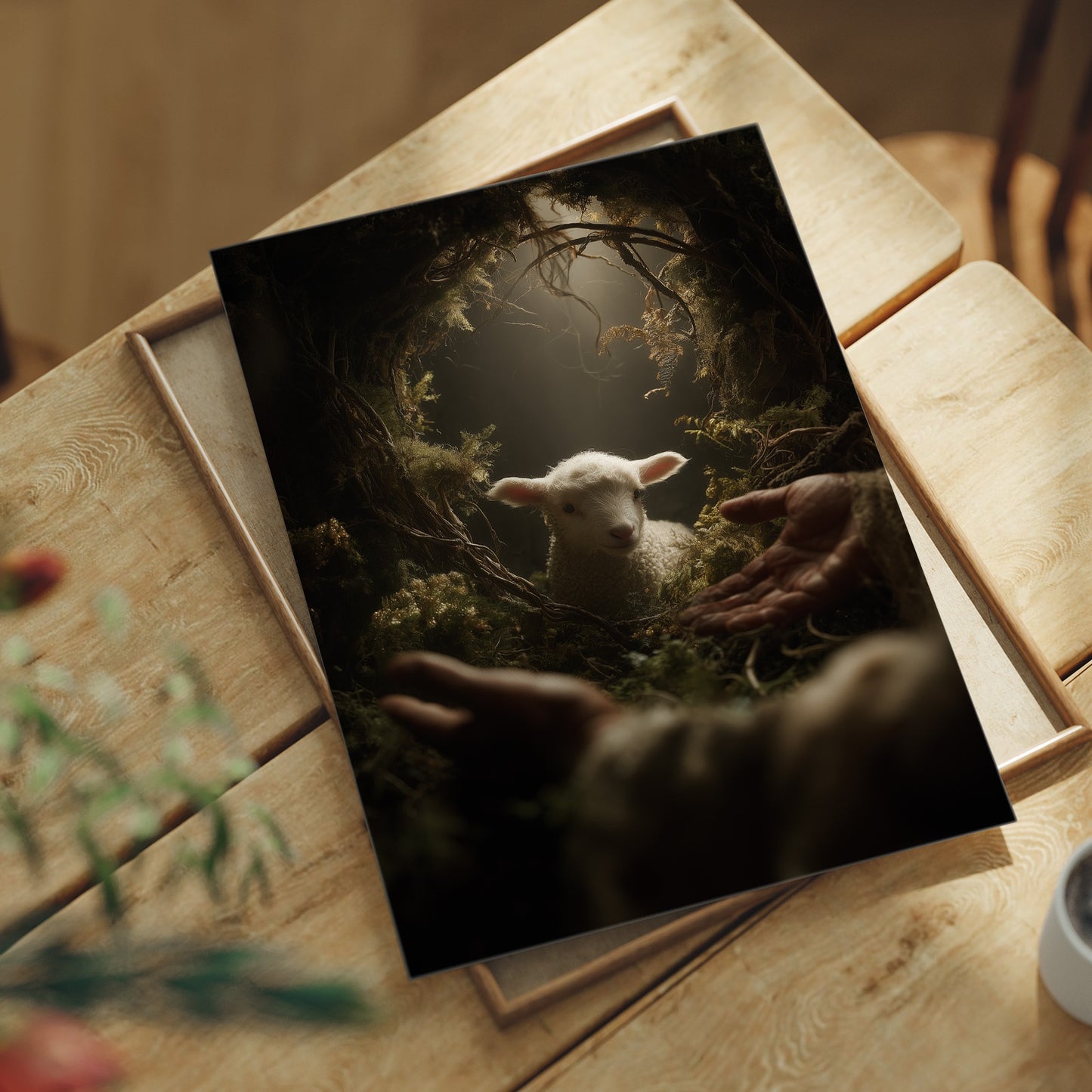 Innocence Nestled In Forest Hollow