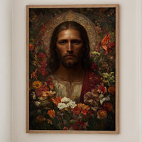 Sacred Blossoms Frame Ancient Grace