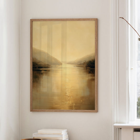 Amber Memories On Wooden Table