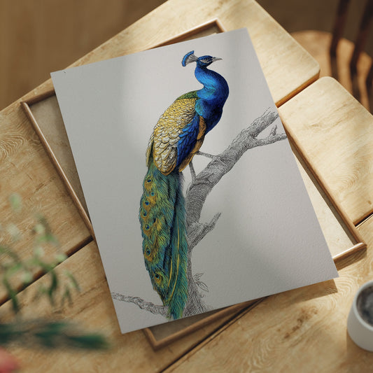 Sapphire Crown On Wooden Canvas