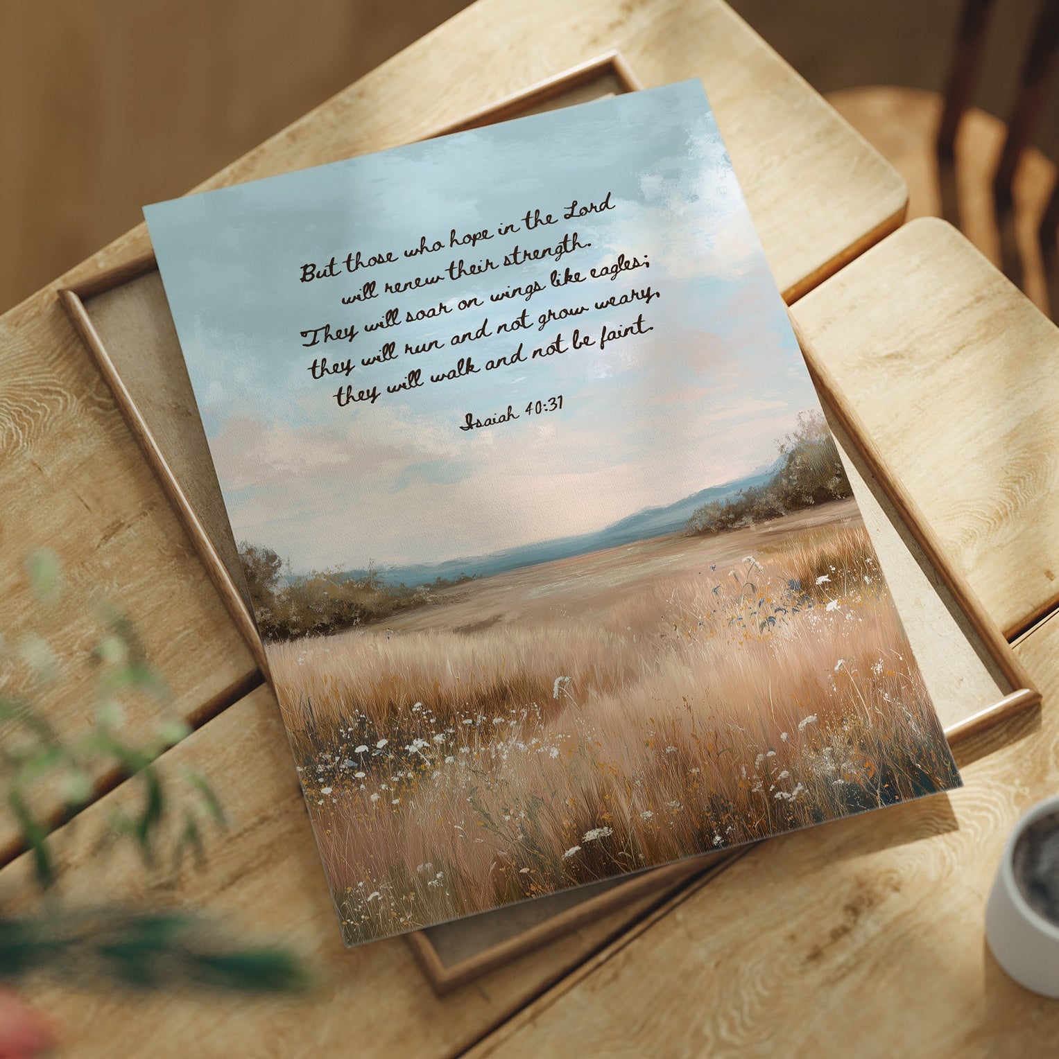 Morning Promises On Golden Fields