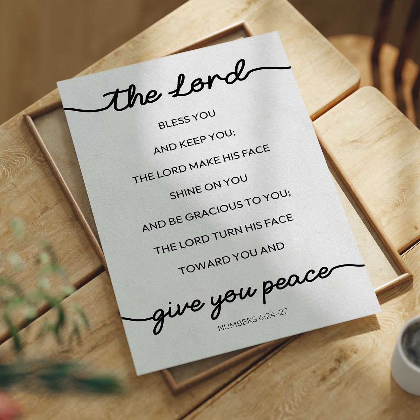 Sacred Words On Morning Wood