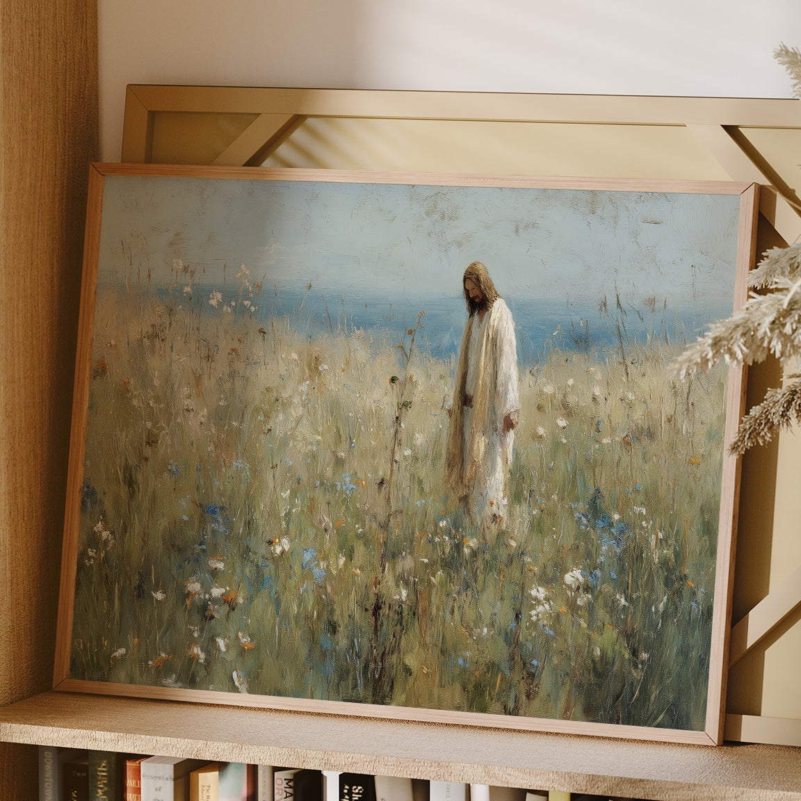 Serenity Walks Among Wildflowers