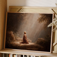 Divine Light Bathes Stone Sanctuary